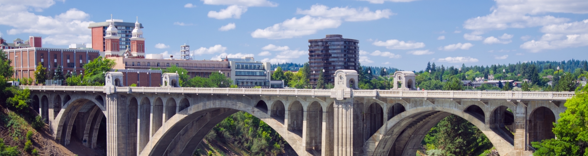 Monroe Street Bridge in Spokane, Washington